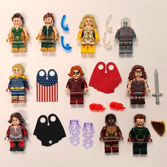 Unbranded Other - Lot of 10 Lego Compatible The Boys Minifigures Minifigs